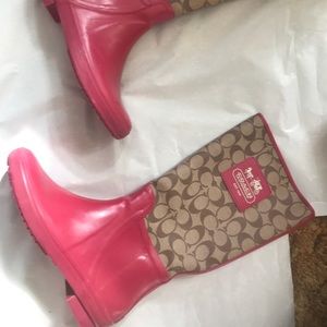 Coach Rainboots
